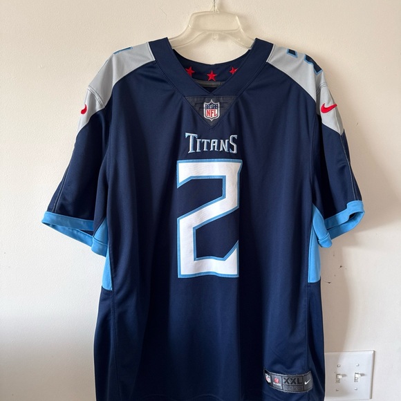 NFL Navy and Light Blue Titans Jersey